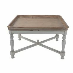 Cheap ⭐ A & B Home Square Coffee Tables A & B Home Farmhouse Tray Square Coffee Table 💯 -Coffee Tables Sale Store detail2ABH1702