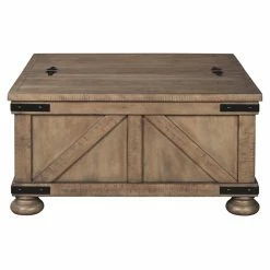 Coupon 🥰 Square Coffee Tables Signature Design By Ashley Aldwin Storage Coffee Table ❤️ -Coffee Tables Sale Store detail2ASHY6098
