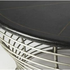 Best Sale 😀 Round Coffee Tables Butler Specialty Fleming Fossil Stone And Metal Coffee Table 🌟 -Coffee Tables Sale Store detail2BTR3542