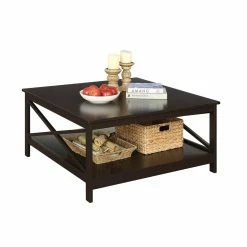 Coupon ❤️ Square Coffee Tables Convenience Concepts Oxford Square Coffee Table 💯 -Coffee Tables Sale Store detail2CONV437
