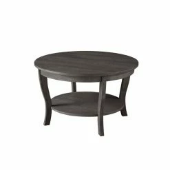 Cheapest 😀 Round Coffee Tables Convenience Concepts American Heritage Round Coffee Table 🔔 -Coffee Tables Sale Store detail2CONV768