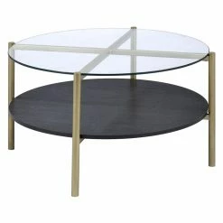 Cheapest 🌟 Round Coffee Table Sets Picket House Furnishings Blaine 3 Piece Occasional Table Set 🥰 -Coffee Tables Sale Store detail2ELET996