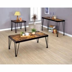 Hot Sale ❤️ Rectangle Coffee Tables Furniture Of America Marx Barred Leg Coffee Table 😍 -Coffee Tables Sale Store detail2ENLB2706