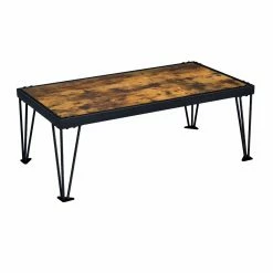Outlet 💯 Rectangle Coffee Table Sets Furniture Of America Marx Barred Leg 2 Piece Coffee Table Set 😀 -Coffee Tables Sale Store detail2ENLB2709