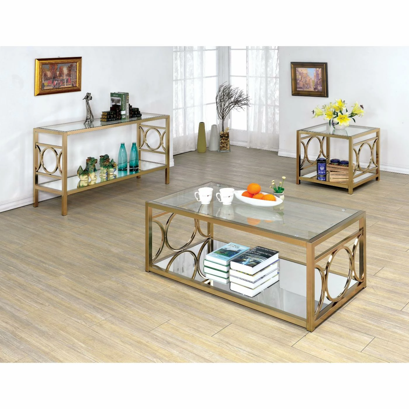 Hot Sale 🧨 Rectangle Coffee Tables Furniture Of America Nadya Circle Accented Coffee Table ⌛ 6 Hot Sale 🧨 Rectangle Coffee Tables Furniture Of America Nadya Circle Accented Coffee Table ⌛ - Image 4