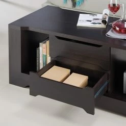 Budget 🧨 Rectangle Coffee Tables Furniture Of America Jonah Modern Storage Coffee Table ✔️ -Coffee Tables Sale Store detail2ENLB4841