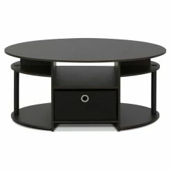 Top 10 🤩 Oval Coffee Tables Furinno Jaya Simple Design Oval Coffee Table With Bin 🎁 -Coffee Tables Sale Store detail2LLYT188