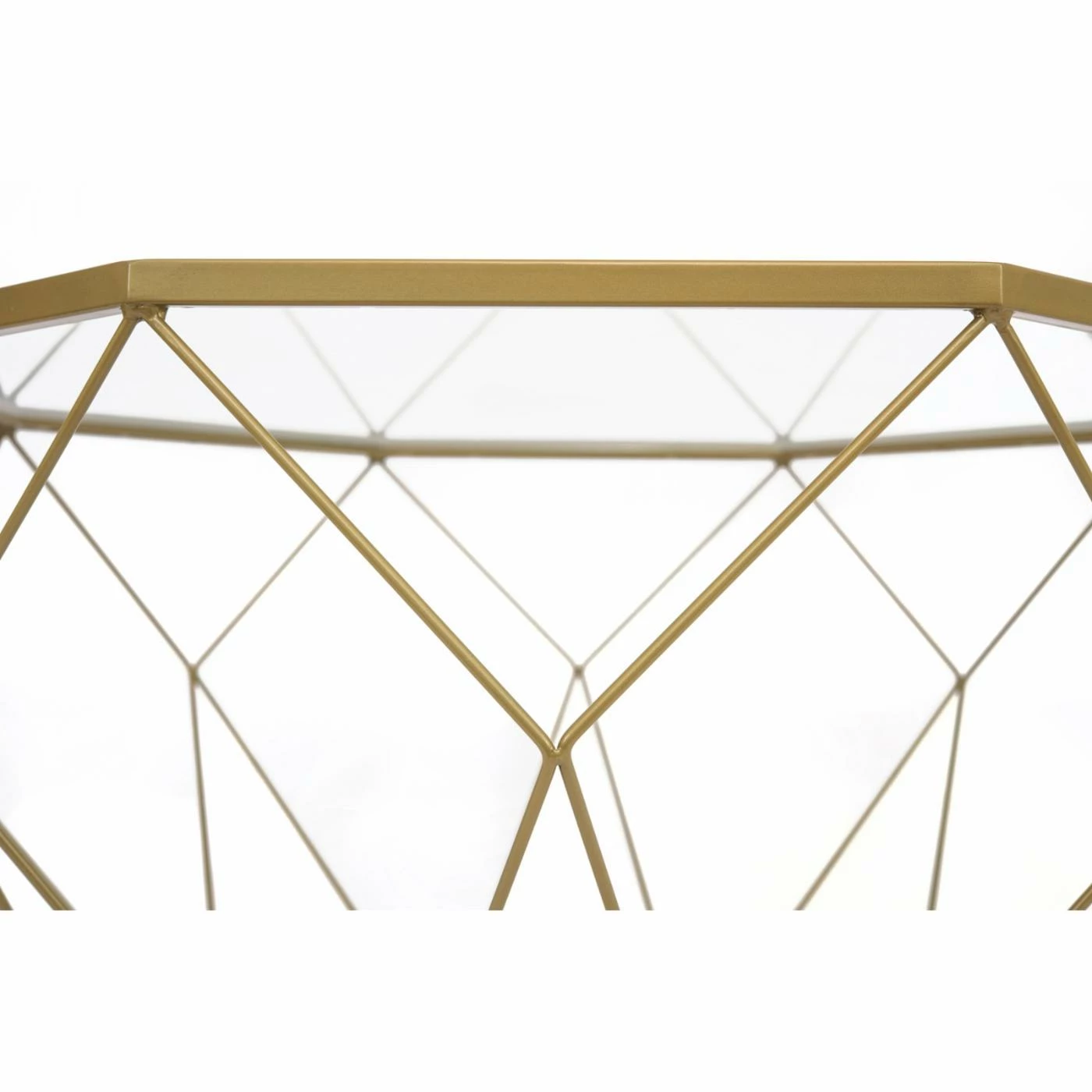 Best Sale ๐คฉ Other Shapes - Coffee Tables LeisureMod Malibu Modern Octagon Glass Top Coffee Table With Gold Chrome Base ๐ 5 Best Sale ๐คฉ Other Shapes - Coffee Tables LeisureMod Malibu Modern Octagon Glass Top Coffee Table With Gold Chrome Base ๐ - Image 3