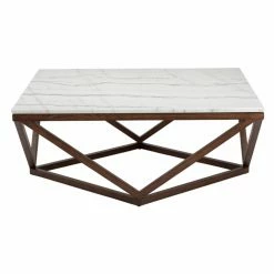 Deals 🌟 Square Coffee Tables Nuevo Jasmine Wood Framed Coffee Table ❤️ -Coffee Tables Sale Store detail2NU1340