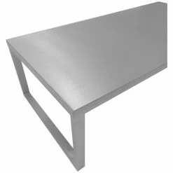 Hot Sale ❤️ Rectangle Coffee Tables Pangea Home Century Coffee Table Brushed Metal 🛒 -Coffee Tables Sale Store detail2PANG228