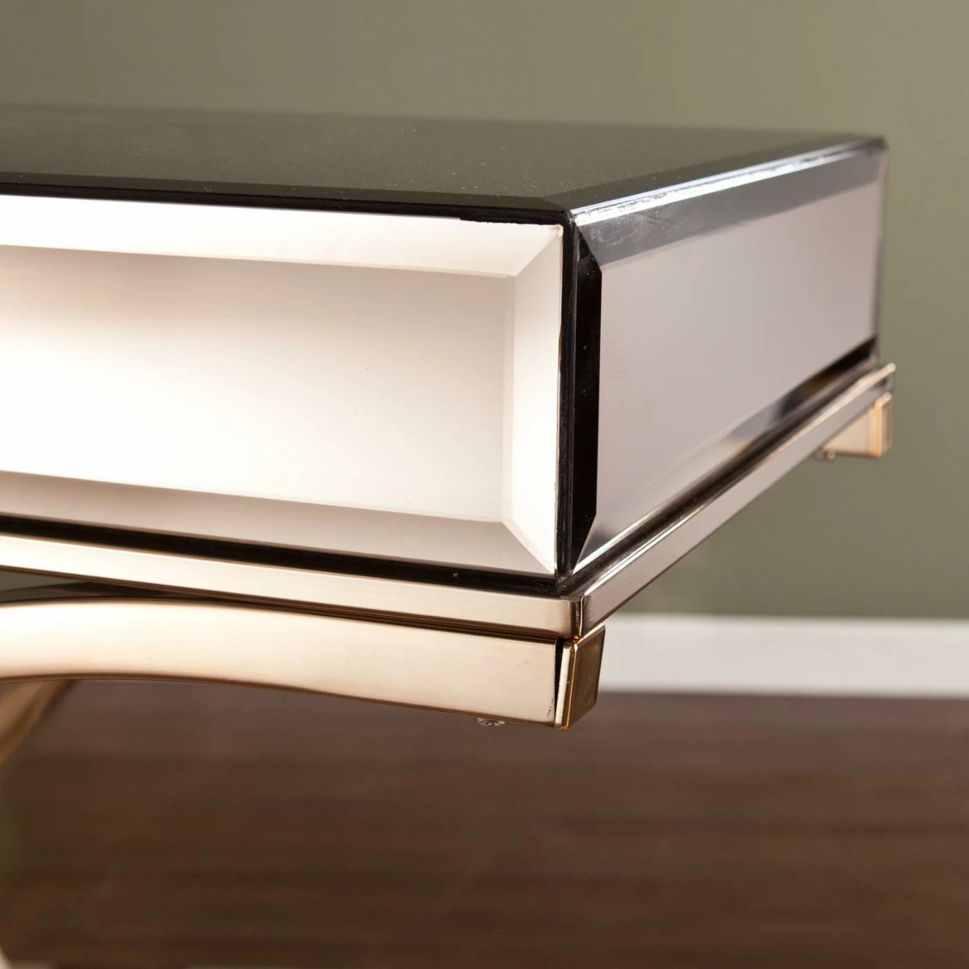 Cheap ⭐ Rectangle Coffee Tables Southern Enterprises Ava Mirrored Cocktail Table 🥰 6 Cheap ⭐ Rectangle Coffee Tables Southern Enterprises Ava Mirrored Cocktail Table 🥰 - Image 4