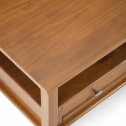 Outlet ✨ Brooklyn & Max Square Coffee Tables Brooklyn + Max Lexington Rustic Square Pine Wood Coffee Table 💯 -Coffee Tables Sale Store detail2SIMP1112
