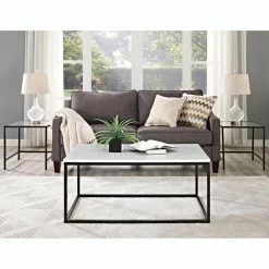 Deals ✔️ Rectangle Coffee Tables Walker Edison Open Box Coffee Table 🤩 -Coffee Tables Sale Store detail2WAL431