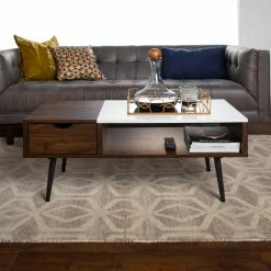 Budget 🤩 Rectangle Coffee Tables Manor Park Wood And Faux Marble Coffee Table 🥰 11 Budget 🤩 Rectangle Coffee Tables Manor Park Wood And Faux Marble Coffee Table 🥰 -Coffee Tables Sale Store detail2WAL566