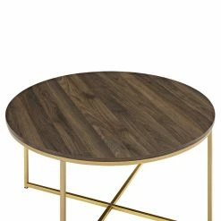 Best deal 🔔 Round Coffee Tables Manor Park 36 In. Coffee Table With X-Base 🌟 -Coffee Tables Sale Store detail2WAL609