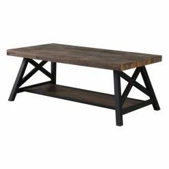 Best Sale 🎁 Rectangle Coffee Tables !nspire Rustic Modern 2 Tier Pine Veneer And Metal Coffee Table 🥰 9 Best Sale 🎁 Rectangle Coffee Tables !nspire Rustic Modern 2 Tier Pine Veneer And Metal Coffee Table 🥰 -Coffee Tables Sale Store detail2WORW098