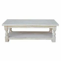 New 🧨 Rectangle Coffee Tables International Concepts Tuscan Coffee Table 🤩 -Coffee Tables Sale Store detail2WWI694