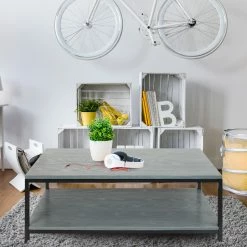 Flash Sale 👏 Rectangle Coffee Tables Casual Home American Trails Studio Coffee Table ⭐ -Coffee Tables Sale Store detail2YSC243