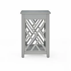 Buy 🔥 Rectangle Coffee Table Sets Alaterre Furniture Coventry Coffee Table And Two End Tables With Trays - Gray ⌛ -Coffee Tables Sale Store detail3ASR9899