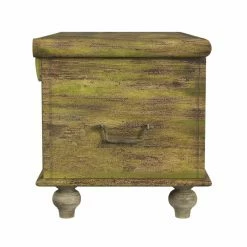 Outlet ✔️ Butler Specialty Rectangle Coffee Tables Butler Mesa Carved Wood Trunk Coffee Table - Artifacts 👍 -Coffee Tables Sale Store detail3BTR1884
