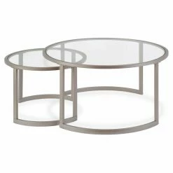 Budget 👍 Hudson & Canal Round Coffee Tables Hudson & Canal Mitera Coffee Table 🧨 -Coffee Tables Sale Store detail3HUDO042
