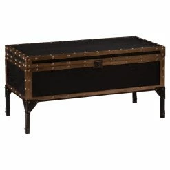 Best deal 🔔 Rectangle Coffee Tables Southern Enterprises Drifton Travel Trunk Cocktail Table 🧨 -Coffee Tables Sale Store detail3SEI1807