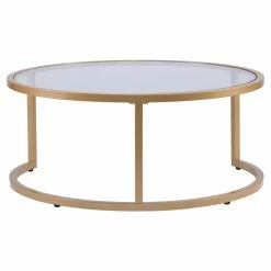 Top 10 ⌛ Round Coffee Tables Southern Enterprises Evelyn Nesting Cocktail Tables 👏 -Coffee Tables Sale Store detail3SEI2513