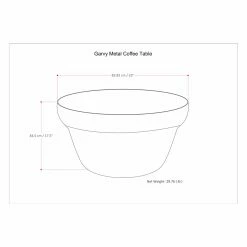 Cheapest ✨ Brooklyn & Max Round Coffee Tables Brooklyn + Max Lianna Contemporary Metal Coffee Table 🛒 -Coffee Tables Sale Store detail3SIMP1092