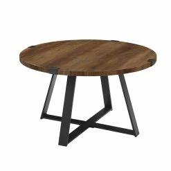 Best Pirce 🎁 Round Coffee Tables HumbleNest Countryside 30 In. Round Rustic Coffee Table 💯 -Coffee Tables Sale Store detail3WAL586