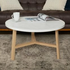 Budget ⭐ Round Coffee Tables Manor Park Mid Century Modern Round Coffee Table ⭐ -Coffee Tables Sale Store detail3WAL650