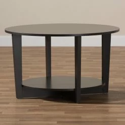 Deals ⌛ Round Coffee Tables Baxton Studio Belina Round Coffee Table ✔️ -Coffee Tables Sale Store detail3WSI3904