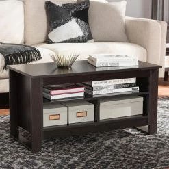 Cheapest 🧨 Rectangle Coffee Tables Baxton Studio Nerissa Rectangular Coffee Table ⭐ -Coffee Tables Sale Store detail3WSI3908