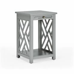 New ✔️ Rectangle Coffee Table Sets Alaterre Furniture Coventry Coffee Table And End Table With Tray - Gray 🤩 -Coffee Tables Sale Store detail4ASR9901