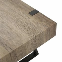 Coupon ⭐ Rectangle Coffee Tables HN Home Lake View Modern Farmhouse Rectangular Coffee Table 🤩 -Coffee Tables Sale Store detail4BSHD3205