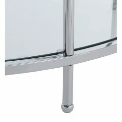 Buy ⌛ Round Coffee Tables Convenience Concepts Royal Crest 2 Tier Round Glass Coffee Table 🧨 -Coffee Tables Sale Store detail4CONV644