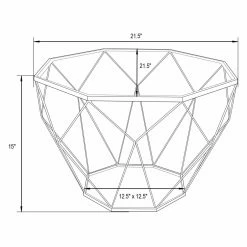 Best Sale ๐คฉ Other Shapes - Coffee Tables LeisureMod Malibu Modern Octagon Glass Top Coffee Table With Gold Chrome Base ๐ 16 Best Sale ๐คฉ Other Shapes - Coffee Tables LeisureMod Malibu Modern Octagon Glass Top Coffee Table With Gold Chrome Base ๐ -Coffee Tables Sale Store detail4MODS119