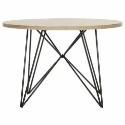 Best Pirce ✔️ Round Coffee Tables HN Home BarragÁn Mid-Century Modern Retro Wood End Table 🎉 -Coffee Tables Sale Store detail4SAV5212