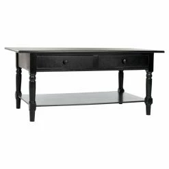 Outlet 🎉 Rectangle Coffee Tables Safavieh Boris 2 Drawer Coffee Table 😀 -Coffee Tables Sale Store detail4SAV9177