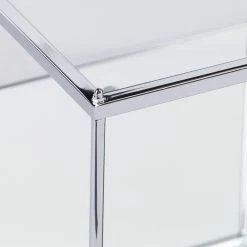 Deals ⌛ Rectangle Coffee Tables Southern Enterprises Knox Glam Mirrored Cocktail Table - Chrome 🛒 -Coffee Tables Sale Store detail4SEI2374