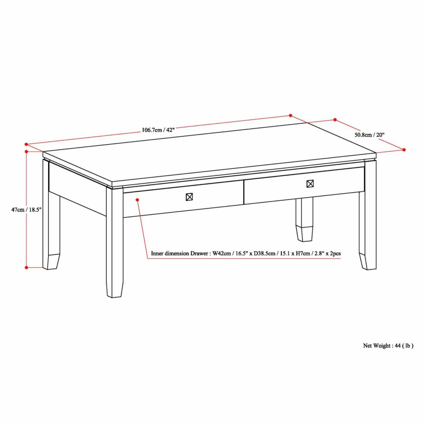 Coupon ๐ Brooklyn & Max Rectangle Coffee Tables Brooklyn + Max City Pine Wood Coffee Table โ 9 Coupon ๐ Brooklyn & Max Rectangle Coffee Tables Brooklyn + Max City Pine Wood Coffee Table โ - Image 7