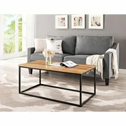 Deals ✔️ Rectangle Coffee Tables Walker Edison Open Box Coffee Table 🤩 -Coffee Tables Sale Store detail4WAL431
