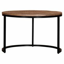 Flash Sale 🥰 Round Coffee Tables Worldwide Home Furnishings Round Nesting Coffee Table - Set Of 3 🔥 -Coffee Tables Sale Store detail4WORW356