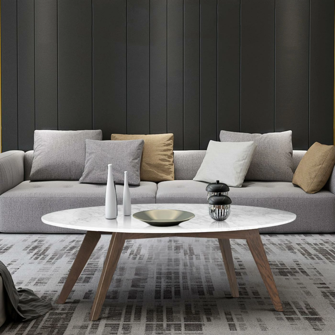 Buy ๐ Poly & Bark Oval Coffee Tables Poly & Bark Riley Marble Top Oval Coffee Table ๐ 10 Buy ๐ Poly & Bark Oval Coffee Tables Poly & Bark Riley Marble Top Oval Coffee Table ๐ - Image 8