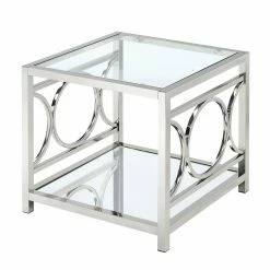 Cheap 🛒 Rectangle Coffee Table Sets Furniture Of America Nadya Circle Accented 2 Piece Coffee Table Set 🔔 -Coffee Tables Sale Store detail5ENLB2726