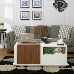 Cheap 🎉 Rectangle Coffee Tables Furniture Of America Stephen Sliding Top Coffee Table 🎁 -Coffee Tables Sale Store detail5ENLB3036
