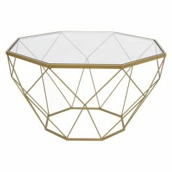 Best Sale ๐คฉ Other Shapes - Coffee Tables LeisureMod Malibu Modern Octagon Glass Top Coffee Table With Gold Chrome Base ๐ 17 Best Sale ๐คฉ Other Shapes - Coffee Tables LeisureMod Malibu Modern Octagon Glass Top Coffee Table With Gold Chrome Base ๐ -Coffee Tables Sale Store detail5MODS119