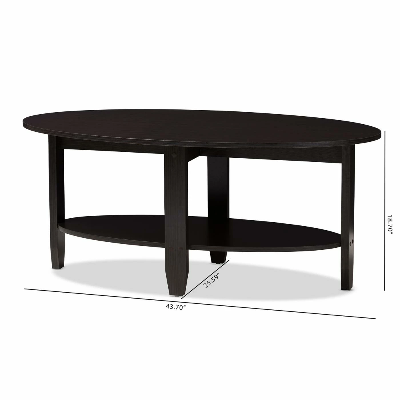 Cheapest 🧨 Oval Coffee Tables Baxton Studio Ancelina Oval Coffee Table ❤️ 10 Cheapest 🧨 Oval Coffee Tables Baxton Studio Ancelina Oval Coffee Table ❤️ - Image 8