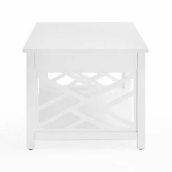Promo 🔥 Rectangle Coffee Table Sets Alaterre Furniture Coventry 2 Piece Coffee Table Set - White 🔥 -Coffee Tables Sale Store detail6ASR9904