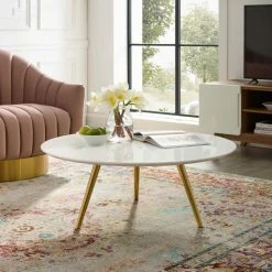 Cheap ⌛ Round Coffee Tables Modway Lippa Round Top Coffee Table With Tripod Base 😍 -Coffee Tables Sale Store detail6EEI2462