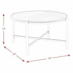 Coupon 👍 Round Coffee Table Sets Picket House Furnishings Simone 3 Piece Occasional Table Set ✨ -Coffee Tables Sale Store detail6ELET995